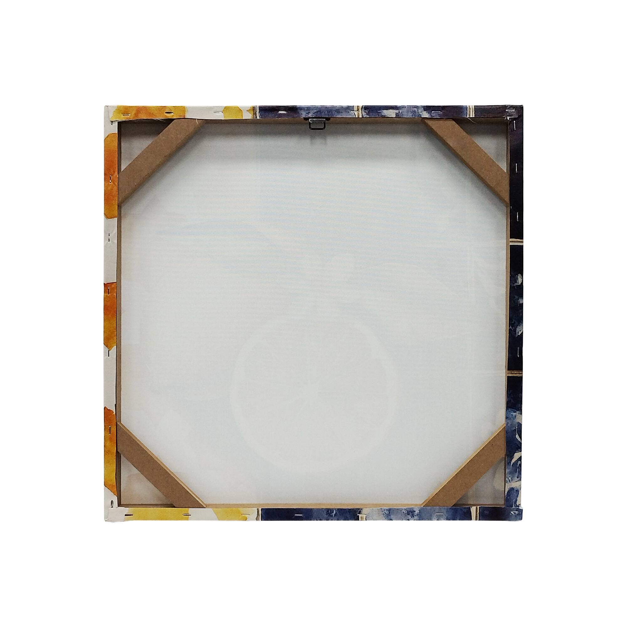 20" x 20" Lemons on Blue Tile Canvas Wall Art by Ashland®